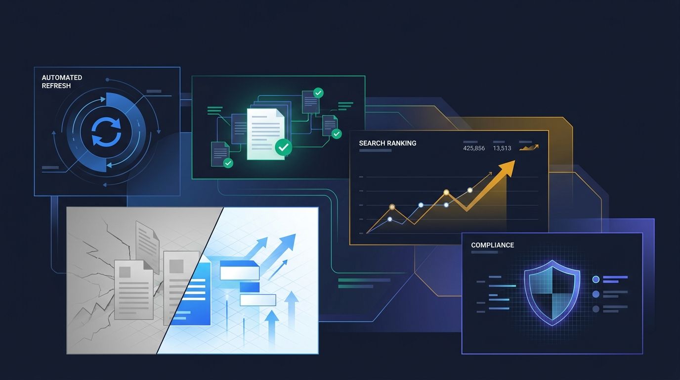 AI Content Refresh Framework Published for Funding Industry SEO Maintenance