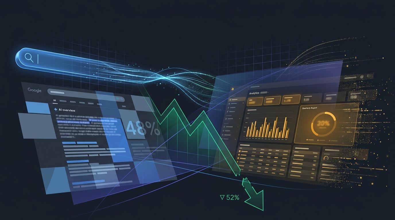 Marketing Teams Report Organic Traffic as Primary KPI Despite 48% AI Overview Coverage and 68% Zero-Click Search Rate